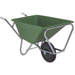 Kruiwagen 160 liter enkel wiel kunststof 